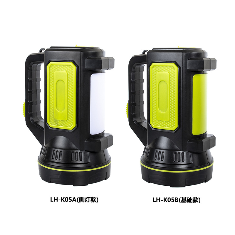 Fábrica directa luz recargable multi-función brillante LED linterna recargable portátil Searchlight hogar al aire libre