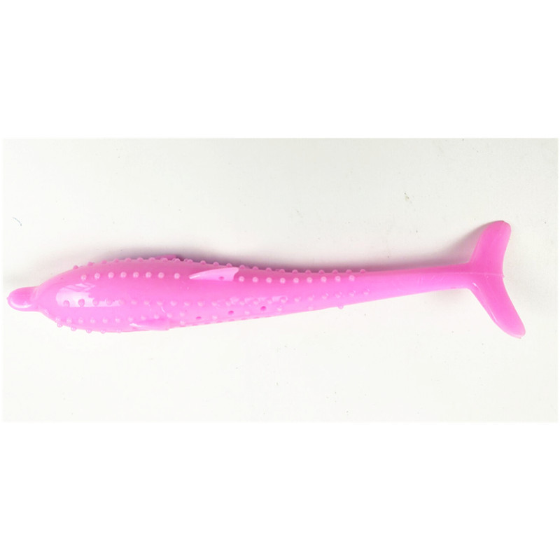 Venta caliente transfronteriza gato diente limpieza juguete menta silicona delfín juguete gato cepillo gato juguete gato teethbrush