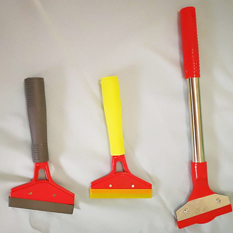 Antong cuchillo de limpieza de mango extendido de acero inoxidable limpiador de vidrio multiusos raspador de limpieza de varilla telescópica