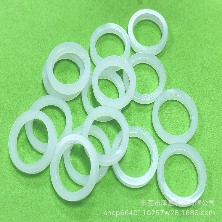 厂家直销19*14*3塑料尼龙垫圈 M14耐磨塑料垫圈 PA66绝缘垫片