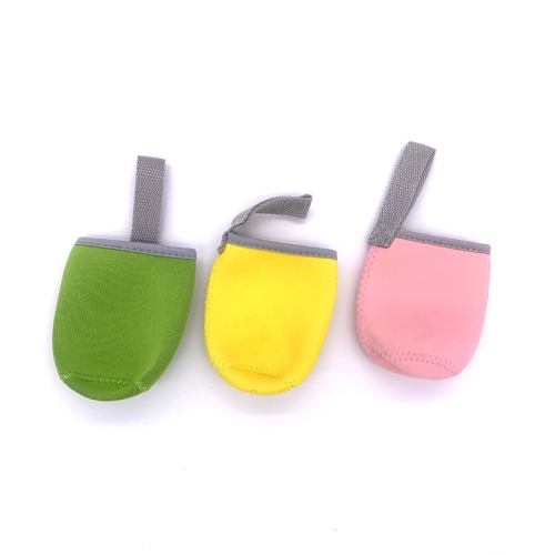 Mini Small Cup Cover, Submersible Material Fabric Bag, Elastic Portable Insulated Glass Plastic Cup Cover with Handle Rope