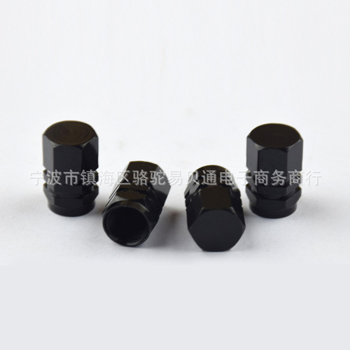 Colorful Car Tire Aluminum Hexagonal Valve Cap, Sedan Rainbow Aluminum Dust Cap, 10 Colors In Stock
