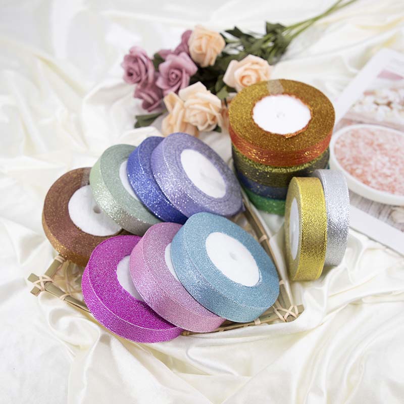 Cinta de colores cinta de oro y plata cinta de cebolla caja de dulces pastel de regalo embalaje ramo cinta de embalaje cinta de 2cm de ancho