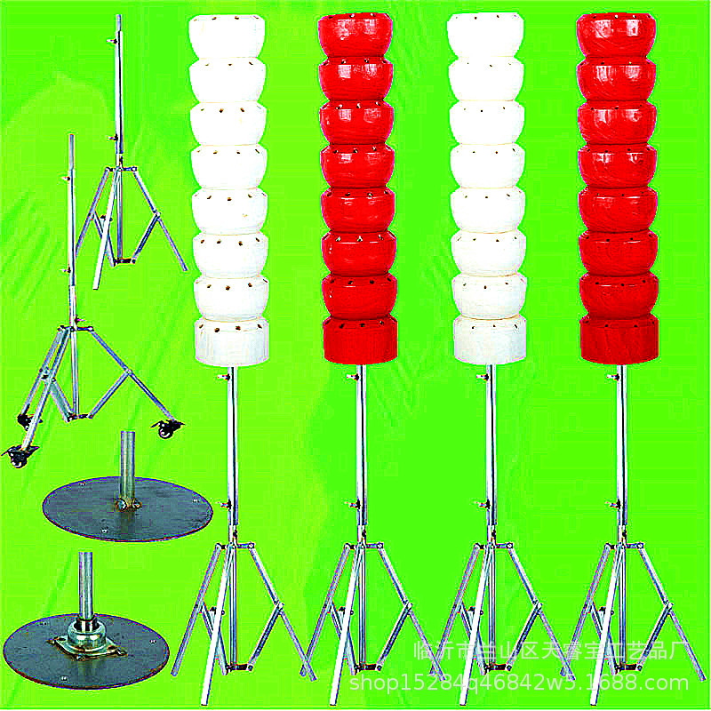 T型糖葫芦架子展示架木偶摇鼓展示架糖葫芦靶子架子旅游景点木制