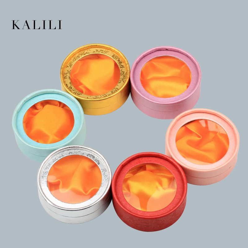 开窗盖手镯 手链 佛珠 首饰饰品透明圆形包装盒 做 logo