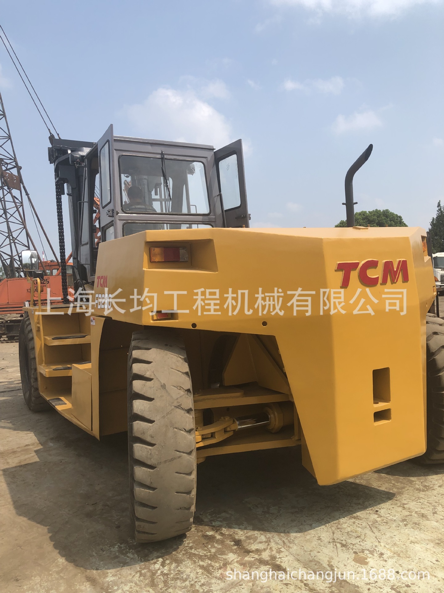 二手叉车tcm 23吨电动叉车 大型叉车 半自动 全自动 电叉 包邮