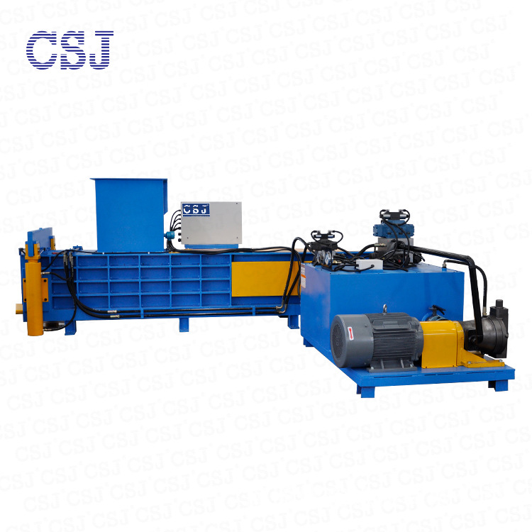 江苏生产厂家 液压压块机 CSJ牌 刨花 木屑打包机 卧式 无需捆扎