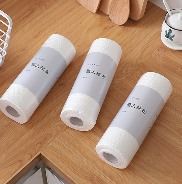 Non -woven kitchen lazy rags one -time thickened dishes can be…