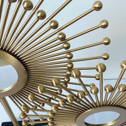 Model room hotel club metal sunglasses ornaments modern simple living room restaurant decoration crafts