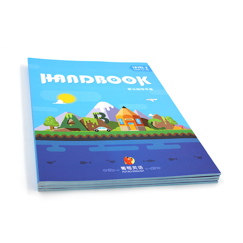 北京印刷厂定 制画册印刷企业宣传册手册印刷英语绘本书纪念册