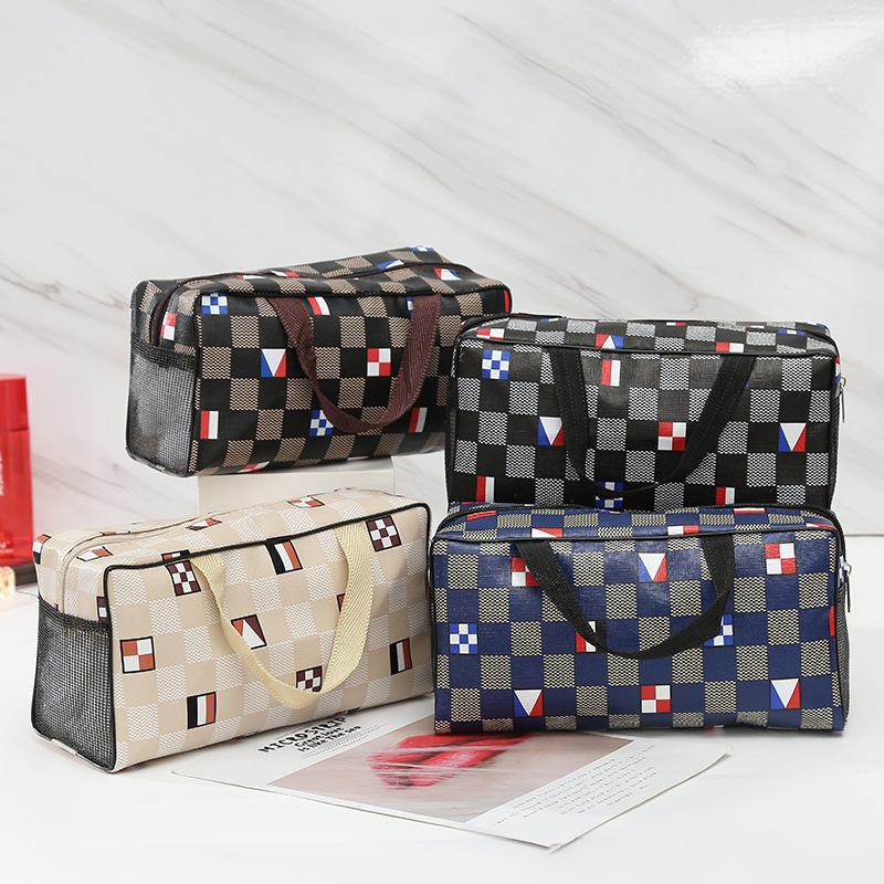 2021 nueva moda bolsa de almacenamiento portátil plegable bolsa de viaje al aire libre de gran capacidad bolsa de cosméticos