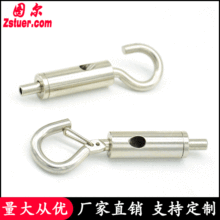 厂家直销钢丝绳吊码保险钩 挂画配件广告牌灯具吊杆锁线器拉力头