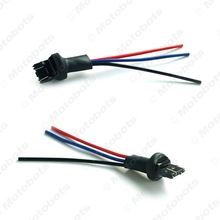 汽车7443/7444/1891转向灯插头 刹车灯座 T20双丝灯座 公头延长线