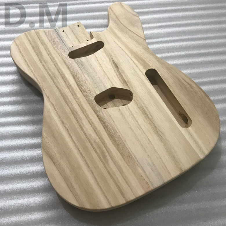 Accesorios de guitarra eléctrica TL guitarra eléctrica barril guitarra eléctrica cuerpo de madera cruda Arce TL cuerpo de guitarra eléctrica
