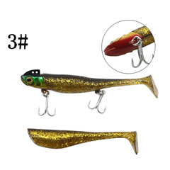 New Lead Head Soft Fish T-Tail Lead Fish Lure Soft Baits 19g 23g 30g 37g Precision Pack Saltwater Fishing Heavy Fish Bait