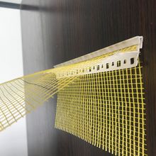 厂家批发黄色PVC阴阳角线条2米塑料护角条刮腻子收边条阴角线条