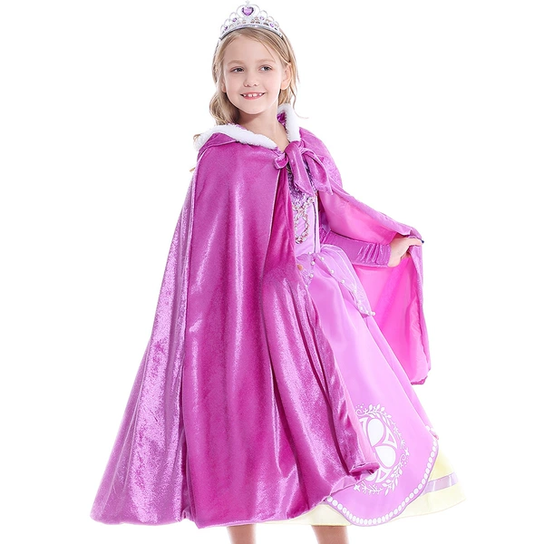 Purple trench coat