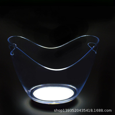 4 litros 8 litros 12 litros lingote de plástico PS cubo de hielo de plástico portátil Cubo de vino cubo de la barra de champán Cubo de cerveza KTV