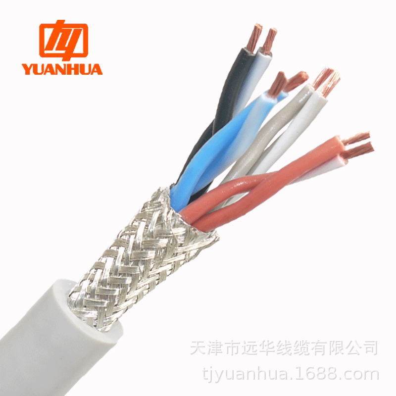 纯铜RS485屏蔽线双绞RVSP4对8芯0.12/0.2/0.3/0.5/0.75/1/1.5平方