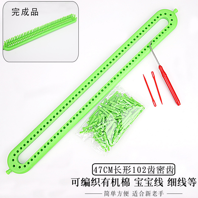 Bufanda sombrero tejer artefacto hecho a mano de lana máquina tejer bricolaje suéter herramienta perezoso cero básico tutorial gratuito