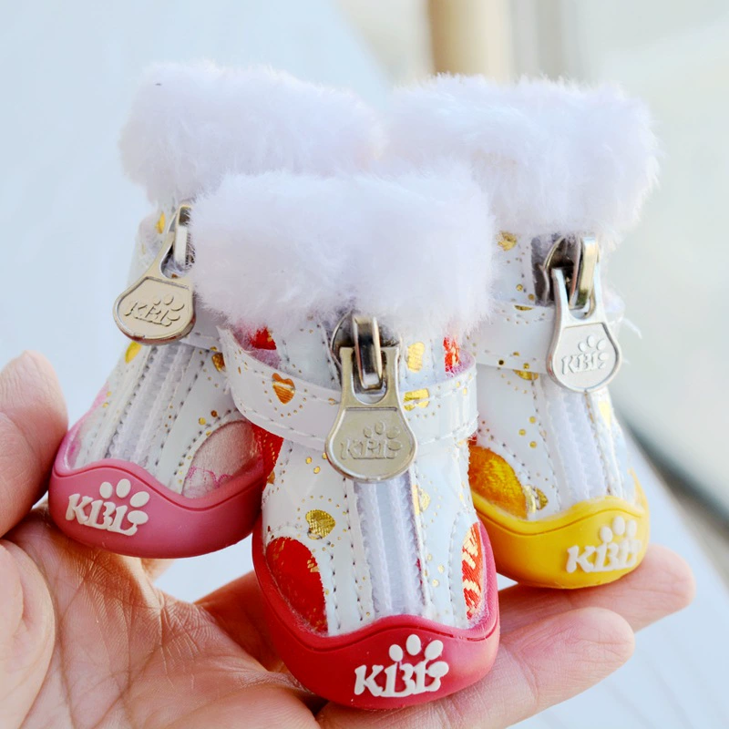 Новые зимние ботинки любимчика кожа microfiber легкий для того чтобы позаботиться о ботинках с толстым бархатом внутри теплая Фабрика сразу Ботинки собаки