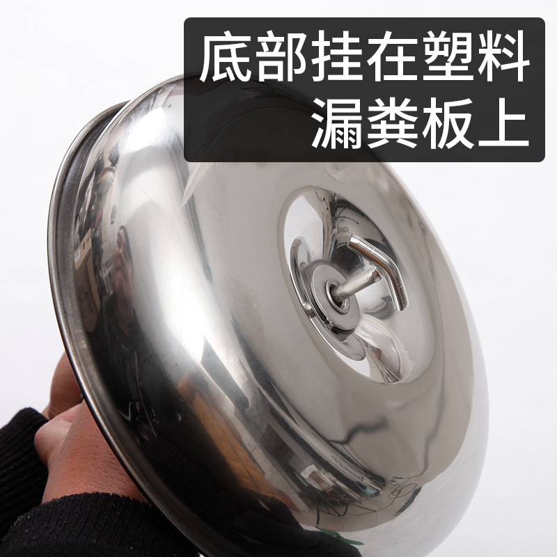 Fábrica al por mayor lechón 304 comedero de acero inoxidable engrosado gran comedero de cerdo pequeño comedero de cerdo 201 equipo de cría de cerdos