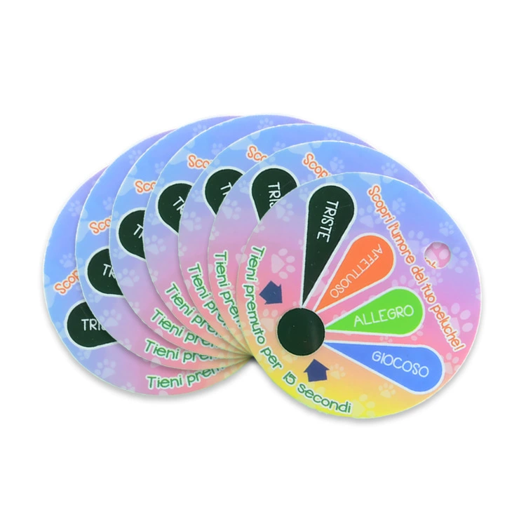 Жидкокристаллический тест-карта давления настроения Тестовая карта температуры Тестовая карта ЖК-цвета Тест PVC