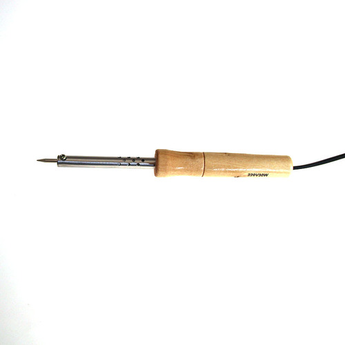 220v European standard round plug 30W40W60W80W100W pointed wooden handle electric soldering iron cross-border export soldering iron