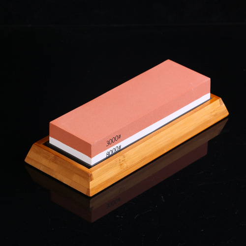 400/8000 Red and White Dual Green White Corundum Oil Stone Grinding Stone Set, Household Kitchen Multi-Specification Knife Sharpening Tool