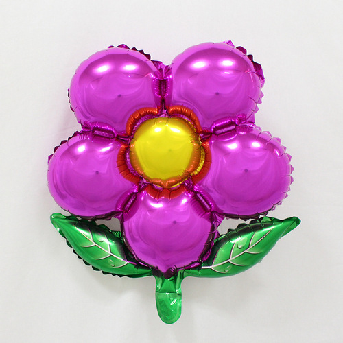 Baby full moon children's first birthday party arrangement plum blossom balloon wedding wedding room decoration five-petal flower balloon