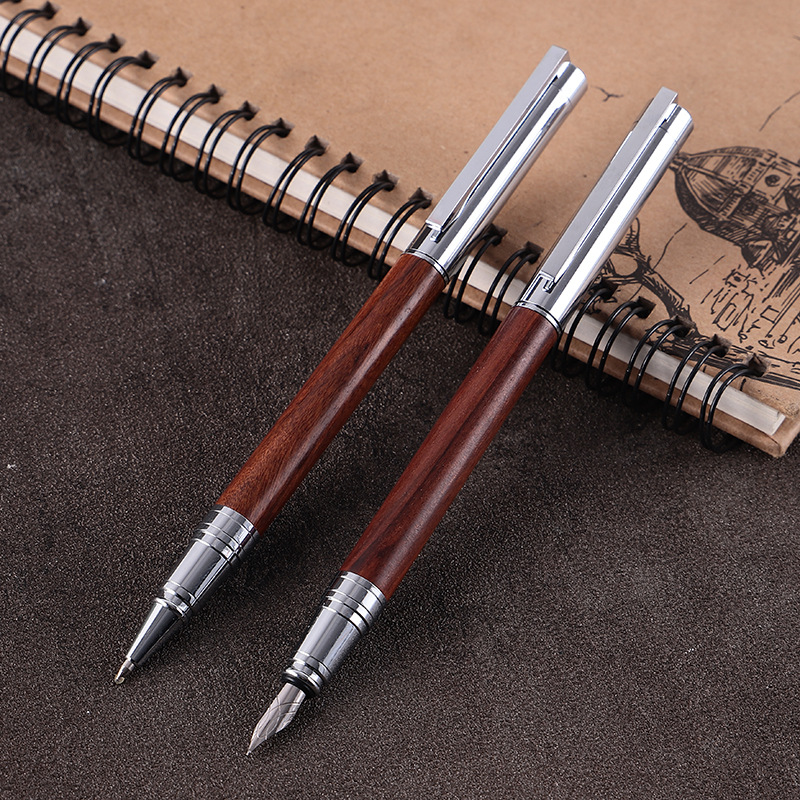 Car Gift Pen Laser Logo Mahogany Pen Signature Pen Manufacturer Spot Business Metal Gift Pen Wholesale