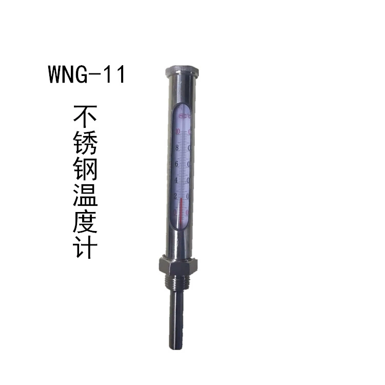 Поставка в Шанхай Fangjun WNG-11 из нержавеющей стали металлический втулка термометр из никелированного материала резьбы прямой угол 90 градусов