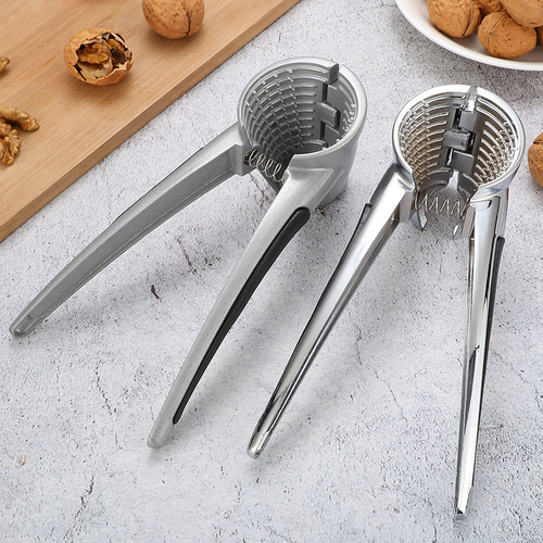 Factory direct sales funnel-shaped walnut clip zinc alloy multi-functional nut walnut clip walnut pliers dropshipping