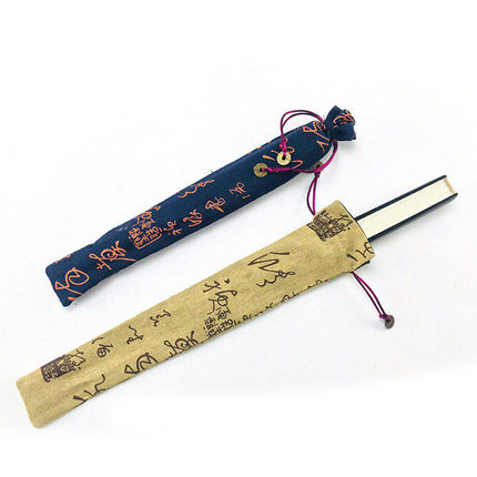 En stock bolsa de ventilador de regalo de suministro Bolsa de ventilador de los hombres CONJUNTO DE VENTILADOR DE REGALO bolsa de ventilador de seda se puede personalizar