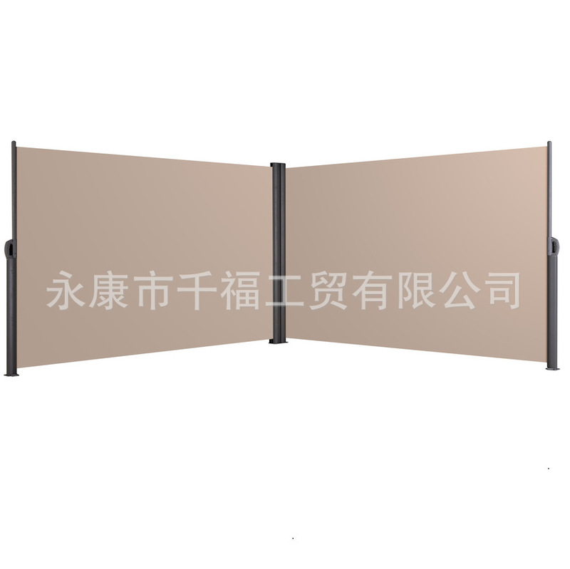 Retractable Tent, Balcony Divider, Double-Sided Sliding Screen, Outdoor Screen