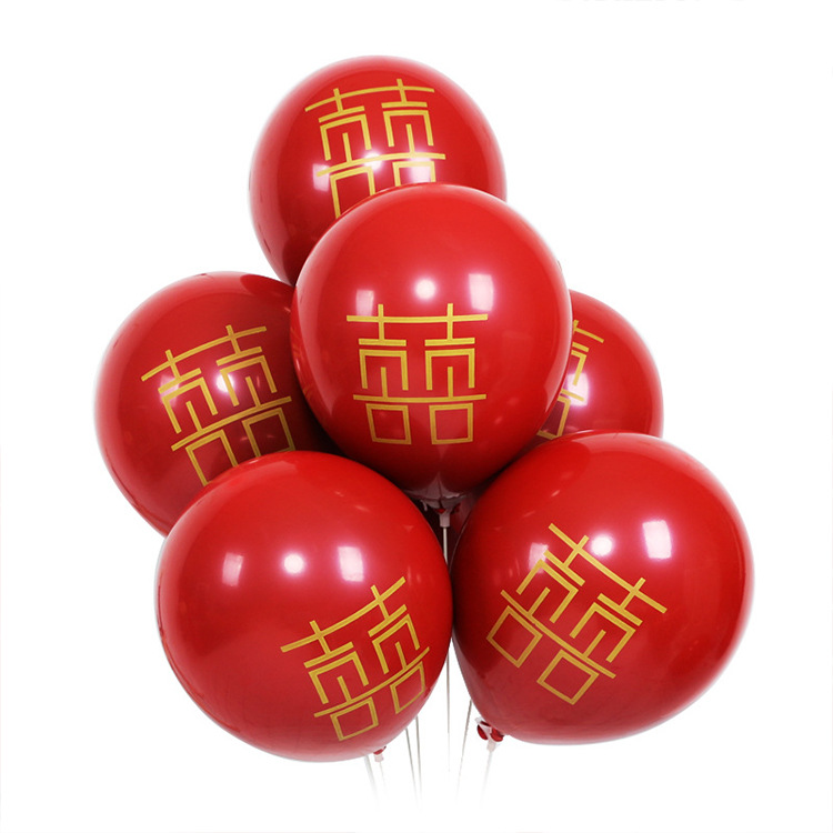 10 pulgadas de doble capa de Granada Globo Rojo decoración de la boda en forma de XI joya Globo Rojo propuesta confesión globo al por mayor