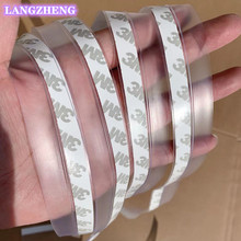 批发玻璃门窗户门缝底胶条 挡风尘自粘型保暖透明密封条