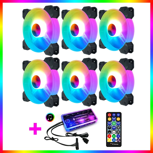 Air fan, music controller, 6 pieces
