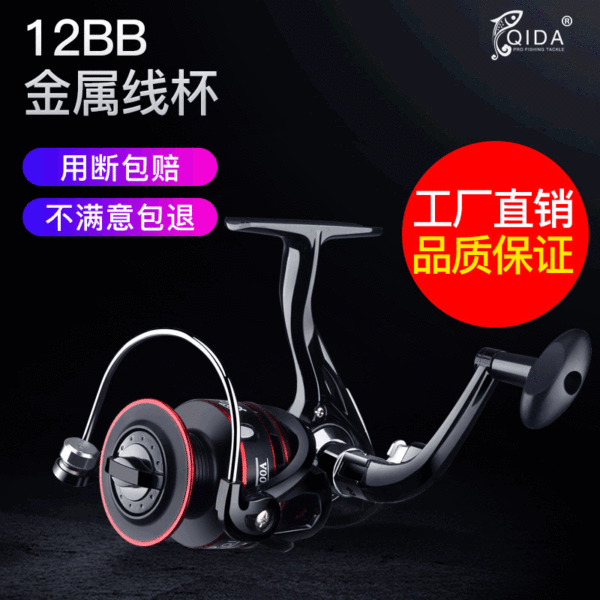 All -metal fishing wheels