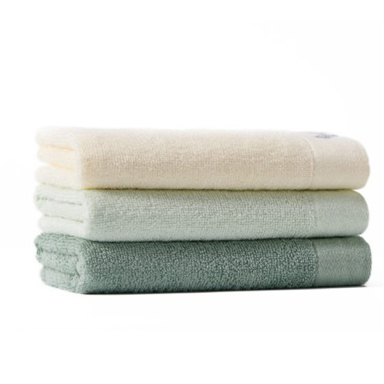 Jieliya towel bamboo fiber soft and comfortable absorbent plain towel embroidered logo jieliya 6413