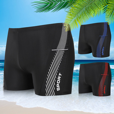 2024 The new swimming trunks Men's swimwear Offset multi-color printing hot spring Natatorium Manufactor wholesale swimming trunks