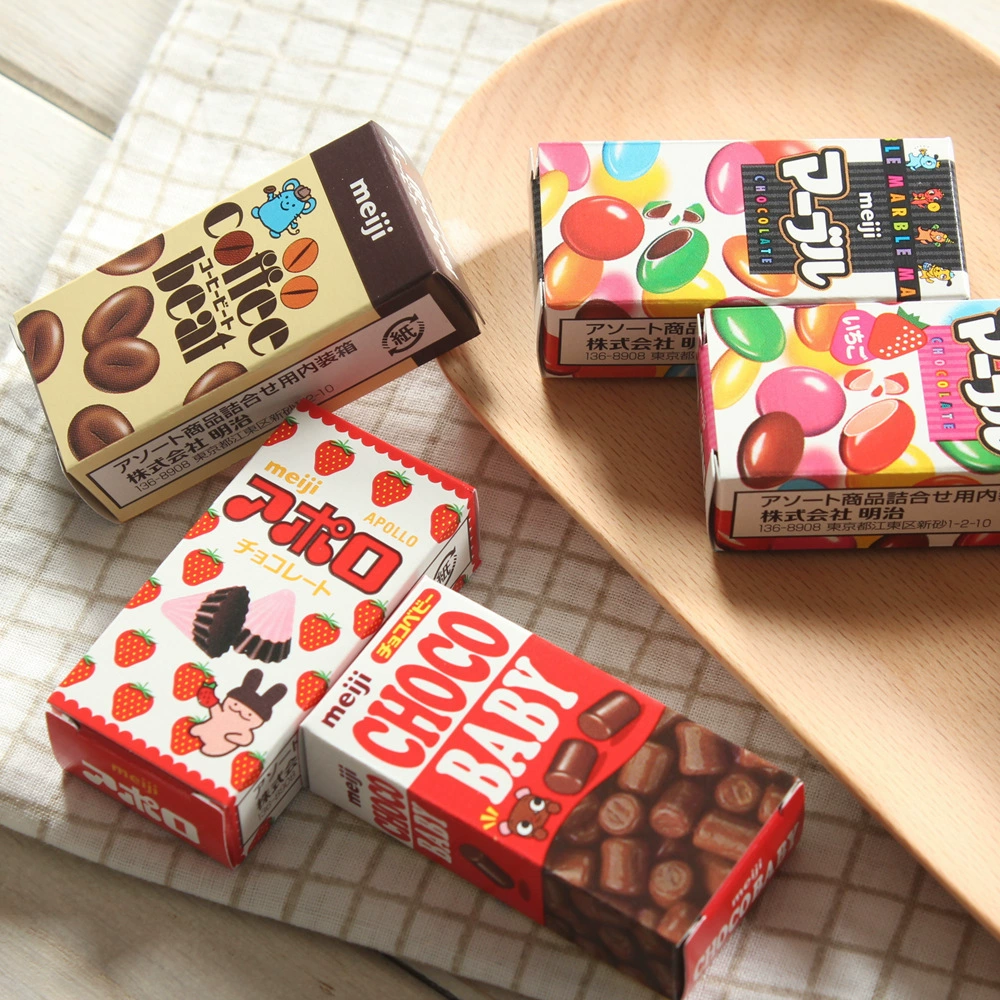 Японский Meiji шоколад Детские закуски конфеты Пять сокровищ шоколад Дарение на День Святого Валентина 52 г