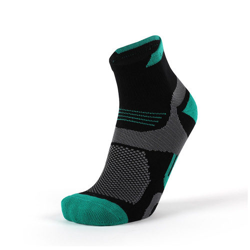 meikan breathable sweat-absorbent sports cotton socks autumn and winter warm terry bottom mid-calf men's socks color matching micro-pressure running socks