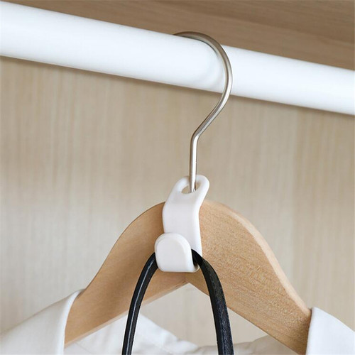 Home clothes hanger connection hook, fashionable clothes hanger buckle, thickened plastic, stackable buckle hook manufacturer