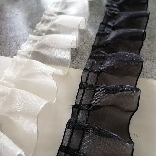 Japanese imported black baby dress lace edge skirt edge decoration curtain handmade lace DIY material