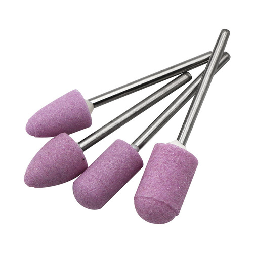 12-piece manicure grinding head, nail polishing and dead skin polishing tool, quartz grinding head 2.3mm handle
