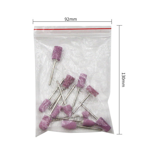 12-piece manicure grinding head, nail polishing and dead skin polishing tool, quartz grinding head 2.3mm handle