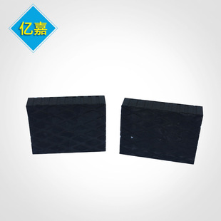 Industrial supplies rubber cushion anti-collision buffer black rubber block square high elastic thick heat-resistant