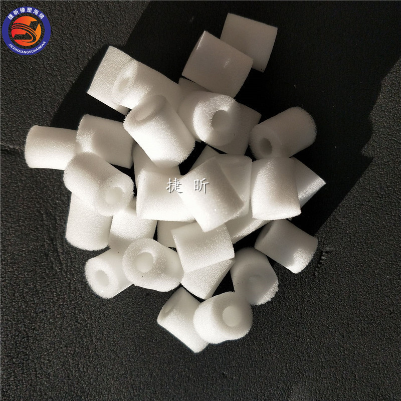 工厂供应海绵柱子 一次性吸痰海绵头 8mm无味冲型海绵圆柱