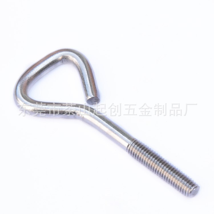 广东羊眼三角连接吊环螺丝制定批发M8*35*97mm不锈钢三角配件螺栓